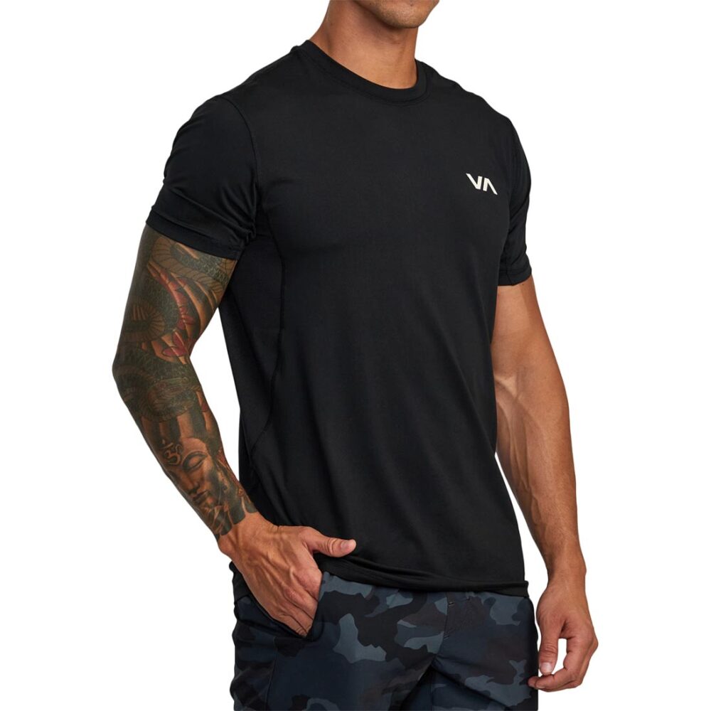 RVCA Sport V Short Sleeved T-Shirt - Black