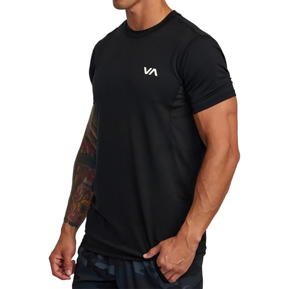 RVCA Sport V Short Sleeved T-Shirt - Black