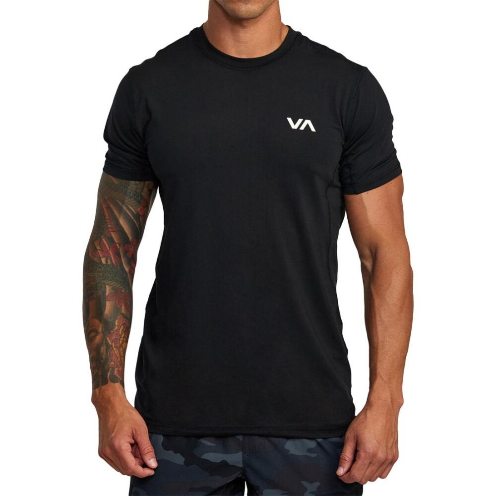 RVCA Sport V Short Sleeved T-Shirt - Black