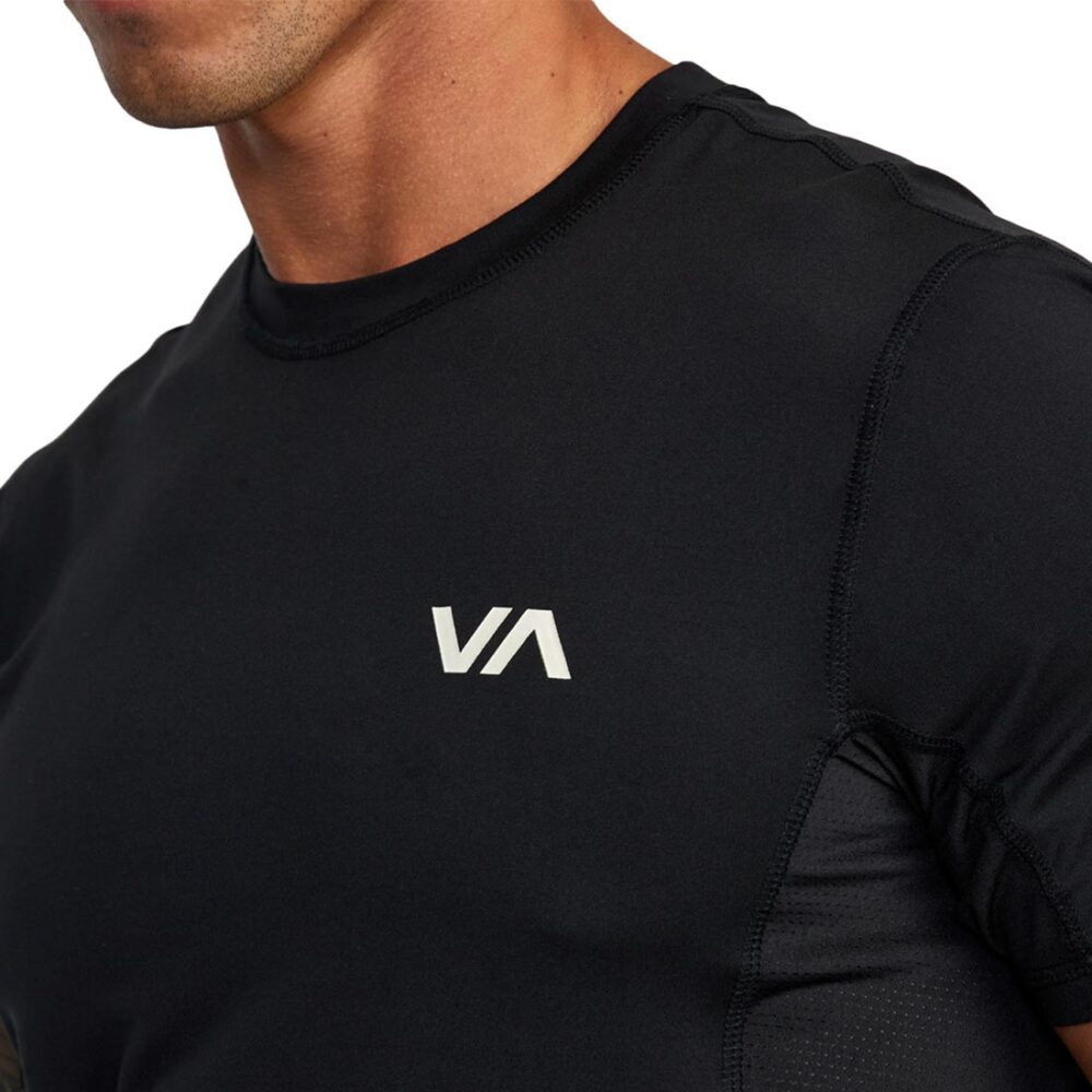 RVCA Sport V Short Sleeved T-Shirt - Black