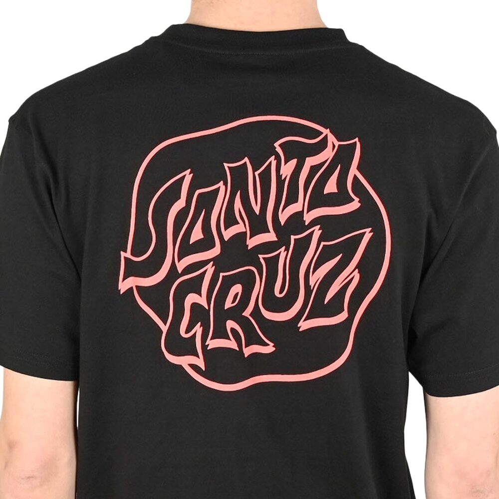 Santa Cruz Fever Dream Mono Dot S/S T-Shirt - Black