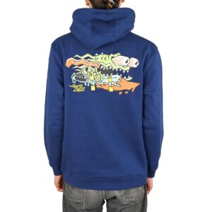 Santa Cruz Meek Scratched Slasher Pullover Hoodie - Deep Cobalt