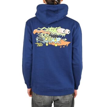 Santa Cruz Meek Scratched Slasher Pullover Hoodie - Deep Cobalt