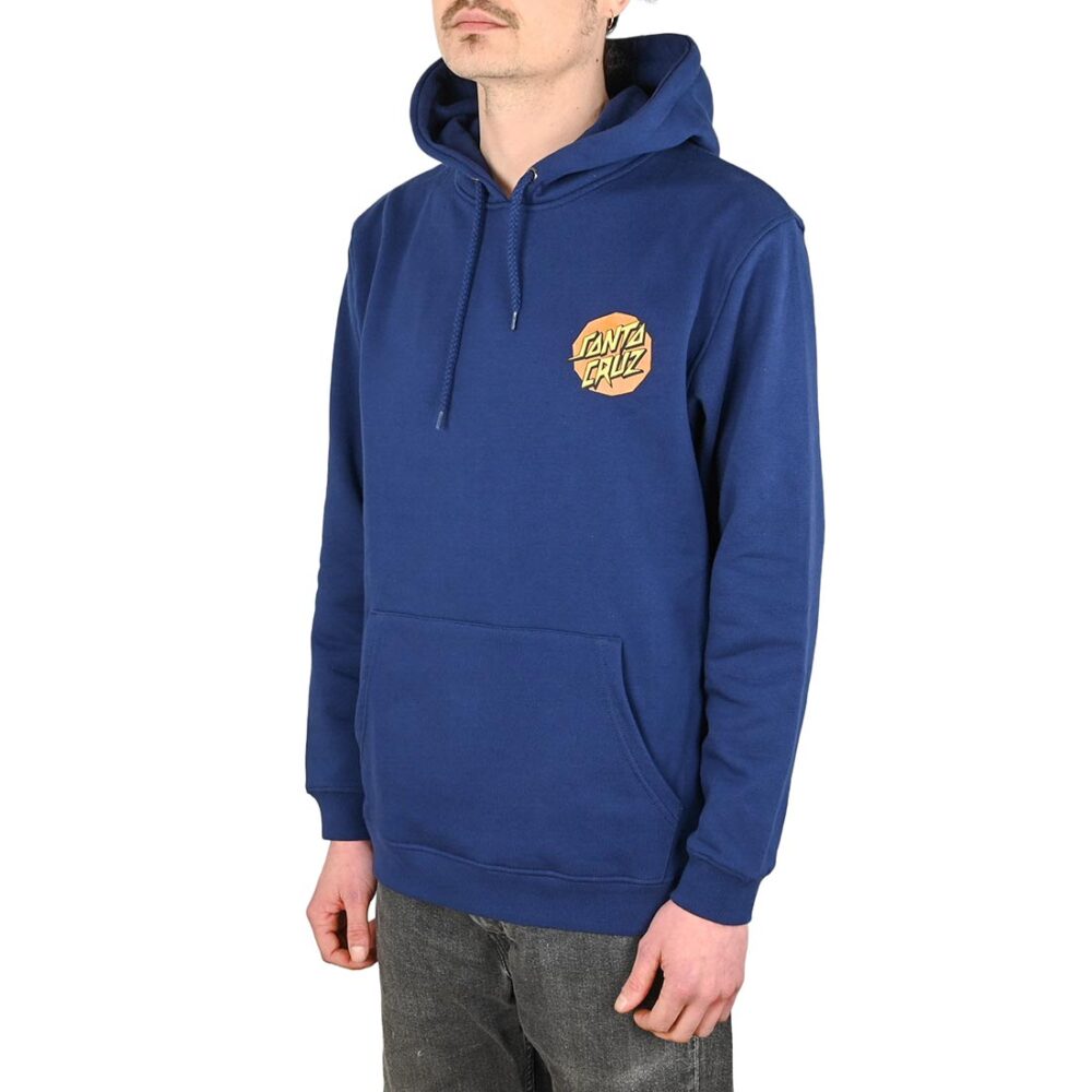 Santa Cruz Meek Scratched Slasher Pullover Hoodie - Deep Cobalt
