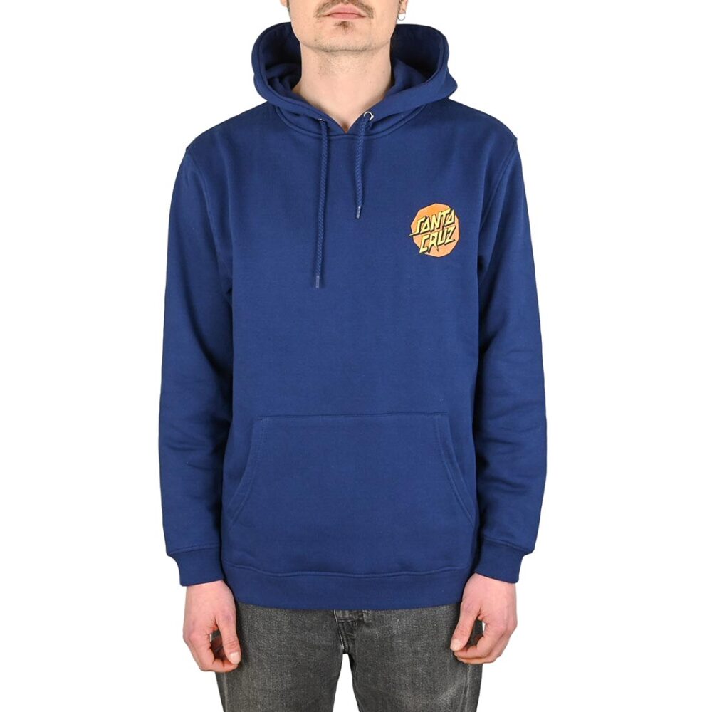 Santa Cruz Meek Scratched Slasher Pullover Hoodie - Deep Cobalt
