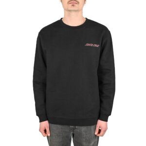 Santa Cruz Roskopp Destruct Dot Crew Sweater - Black