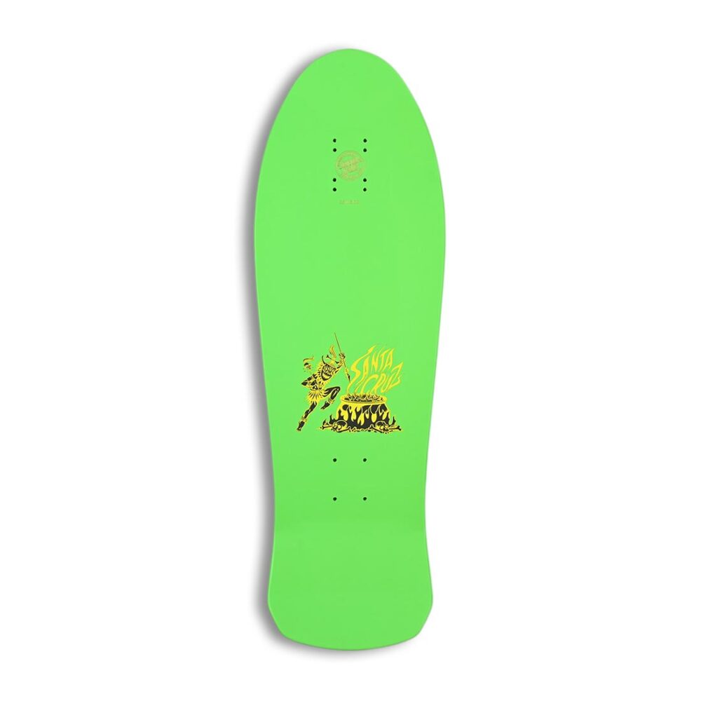 Santa Cruz Salba Tiger Reissue 10.3" Skateboard Deck - Green