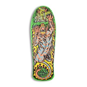 Santa Cruz Salba Tiger Reissue 10.3" Skateboard Deck - Green