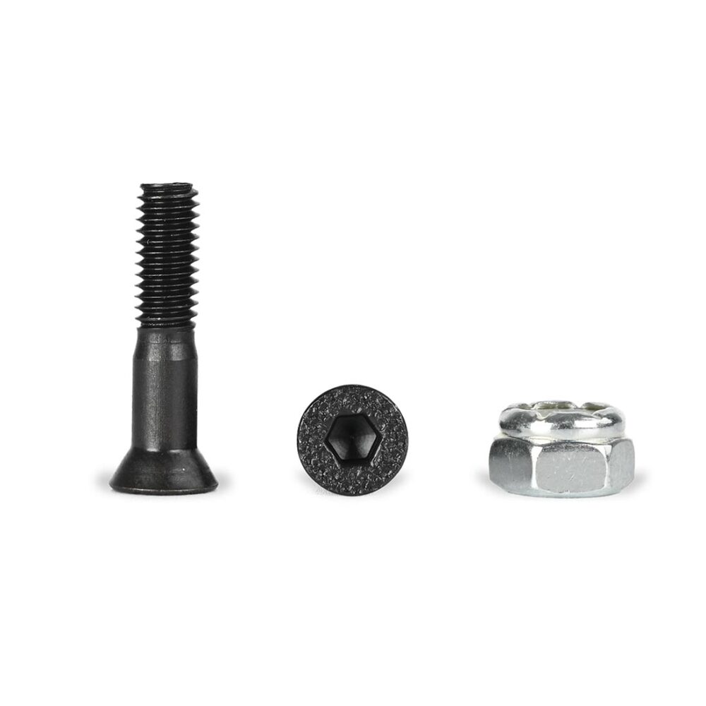 Slappy 1" Allen Truck Bolts - Black/Polished
