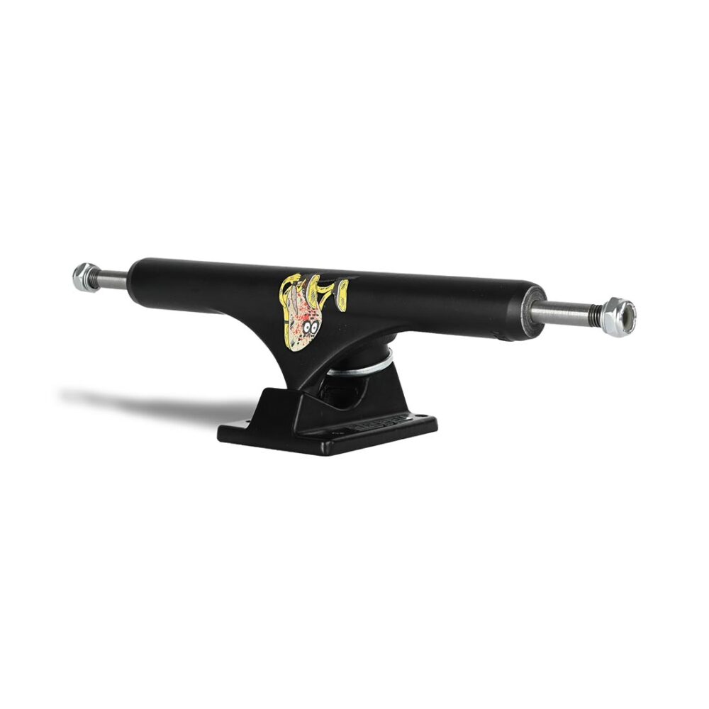 Slappy ST1 Curb Killer 10" Skateboard Trucks (Pair) - Matte Black