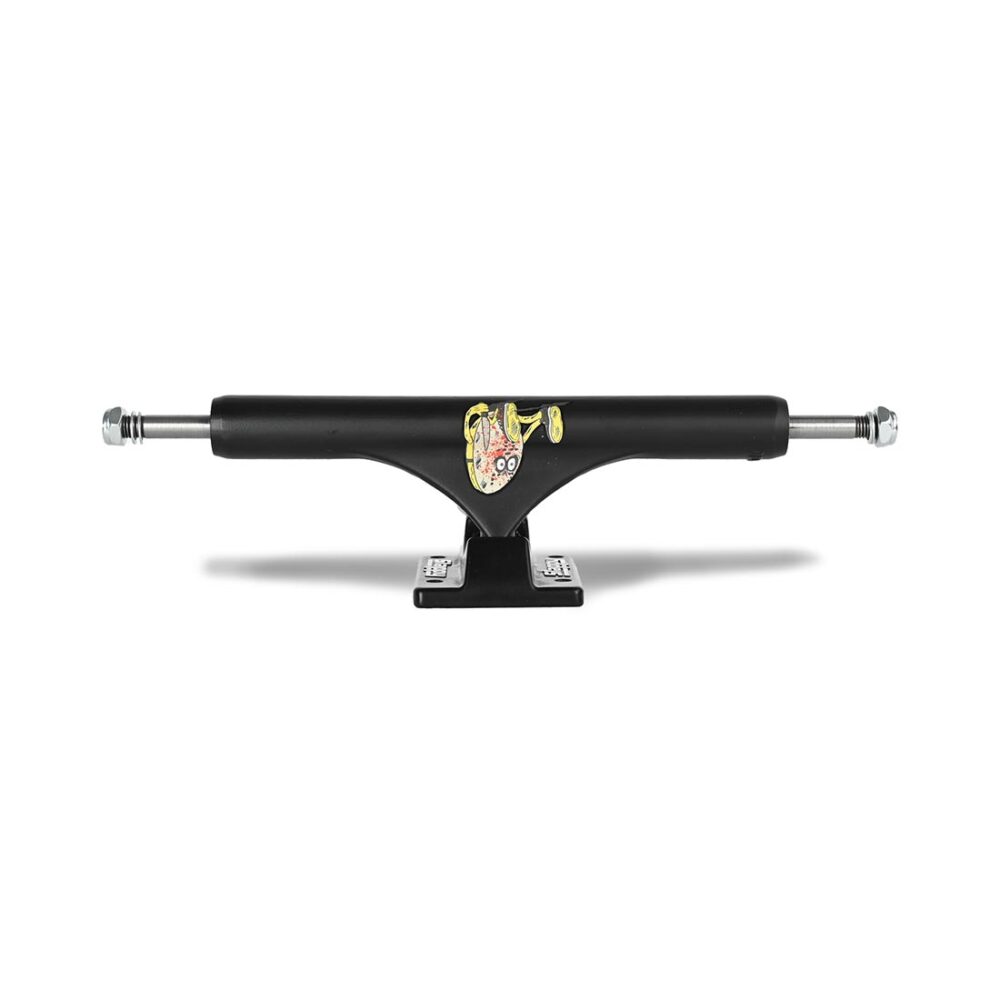 Slappy ST1 Curb Killer 10" Skateboard Trucks (Pair) - Matte Black