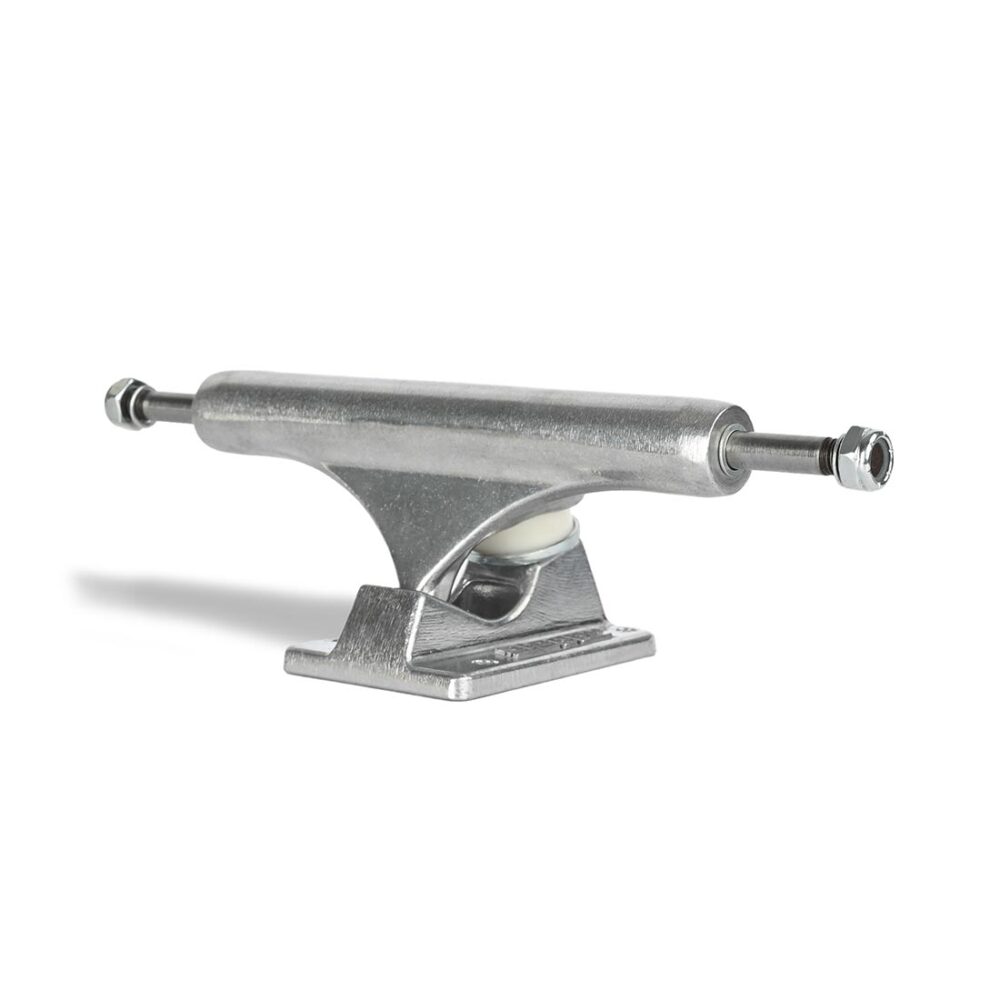 Slappy ST1 Inverted 8.5" Skateboard Trucks (Pair) - Polished Silver