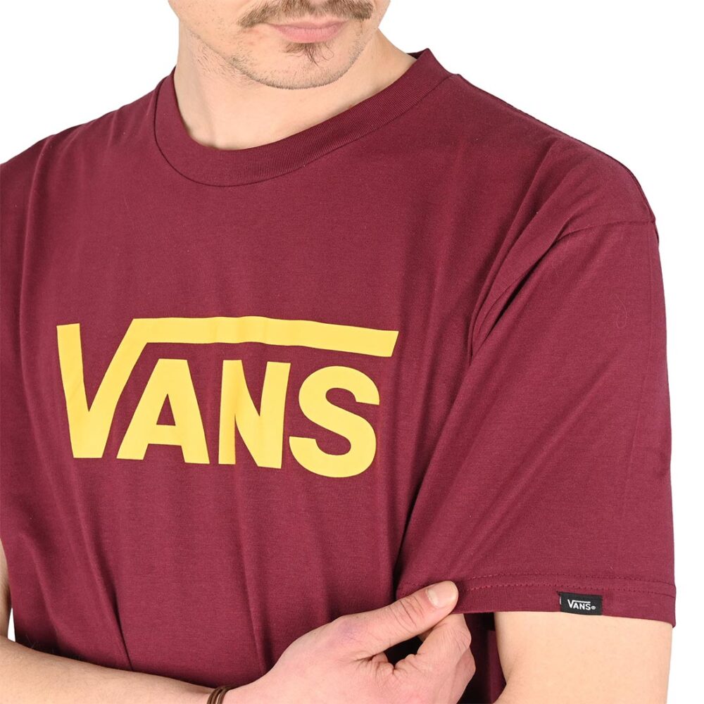 Vans Classic S/S T-Shirt - Burgundy/Spicy Mustard