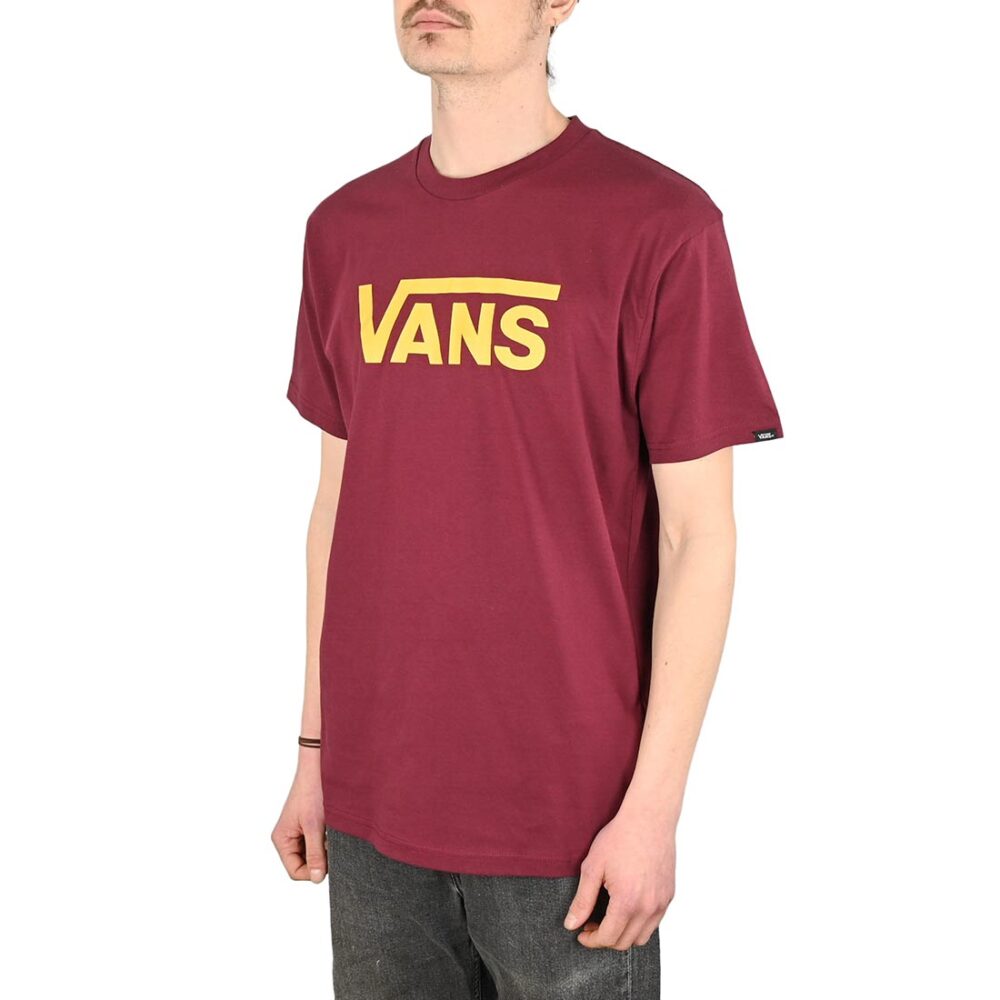 Vans Classic S/S T-Shirt - Burgundy/Spicy Mustard