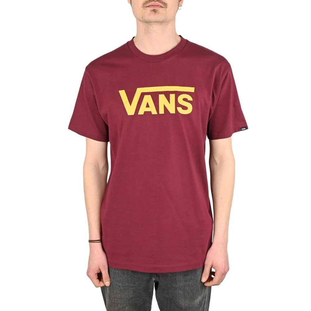 Vans Classic S/S T-Shirt - Burgundy/Spicy Mustard