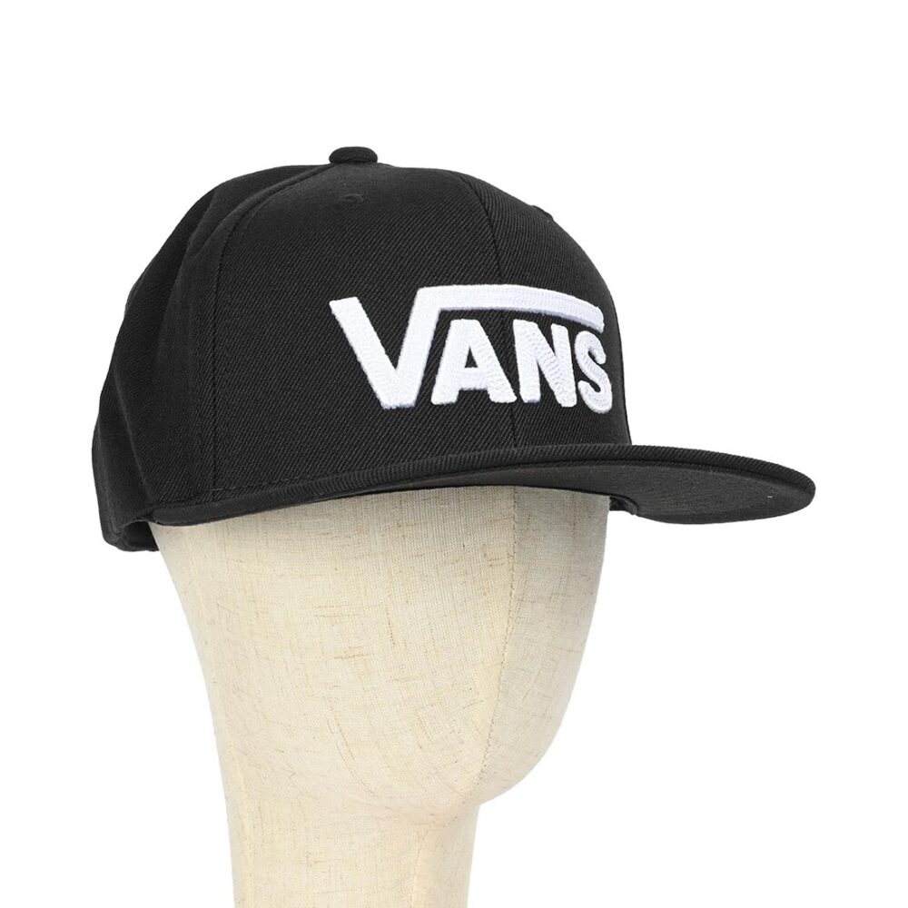 Vans Drop V II Snapback Hat - Black/White