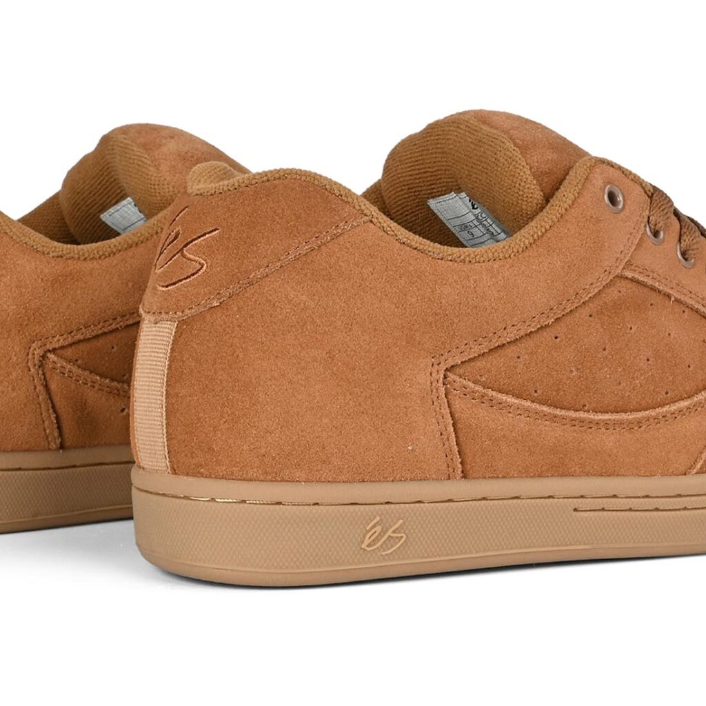 'es ACCEL OG brown/gum エス スニーカー スケシュー 23 Accel OG Skate Shoe Brown/Gum Suede | éS skateboarding – éS