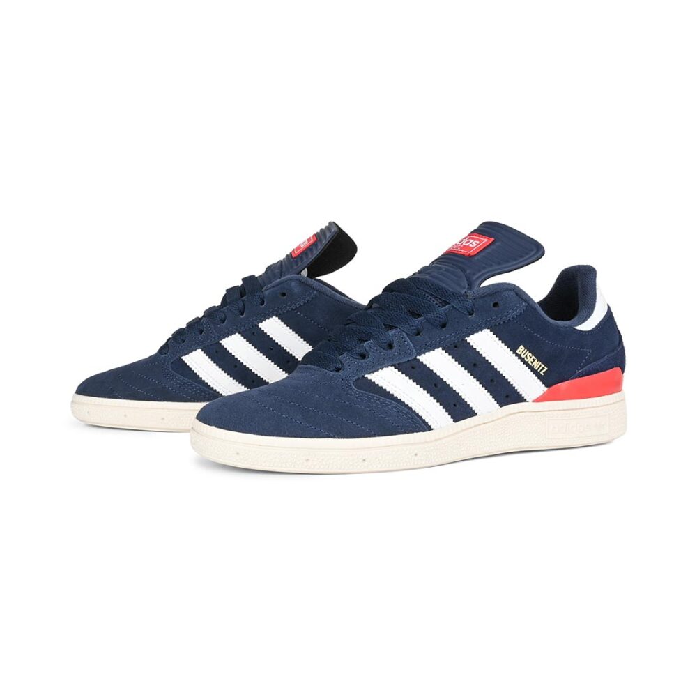Adidas Busenitz Skate Shoes - Navy/White/Scarlet