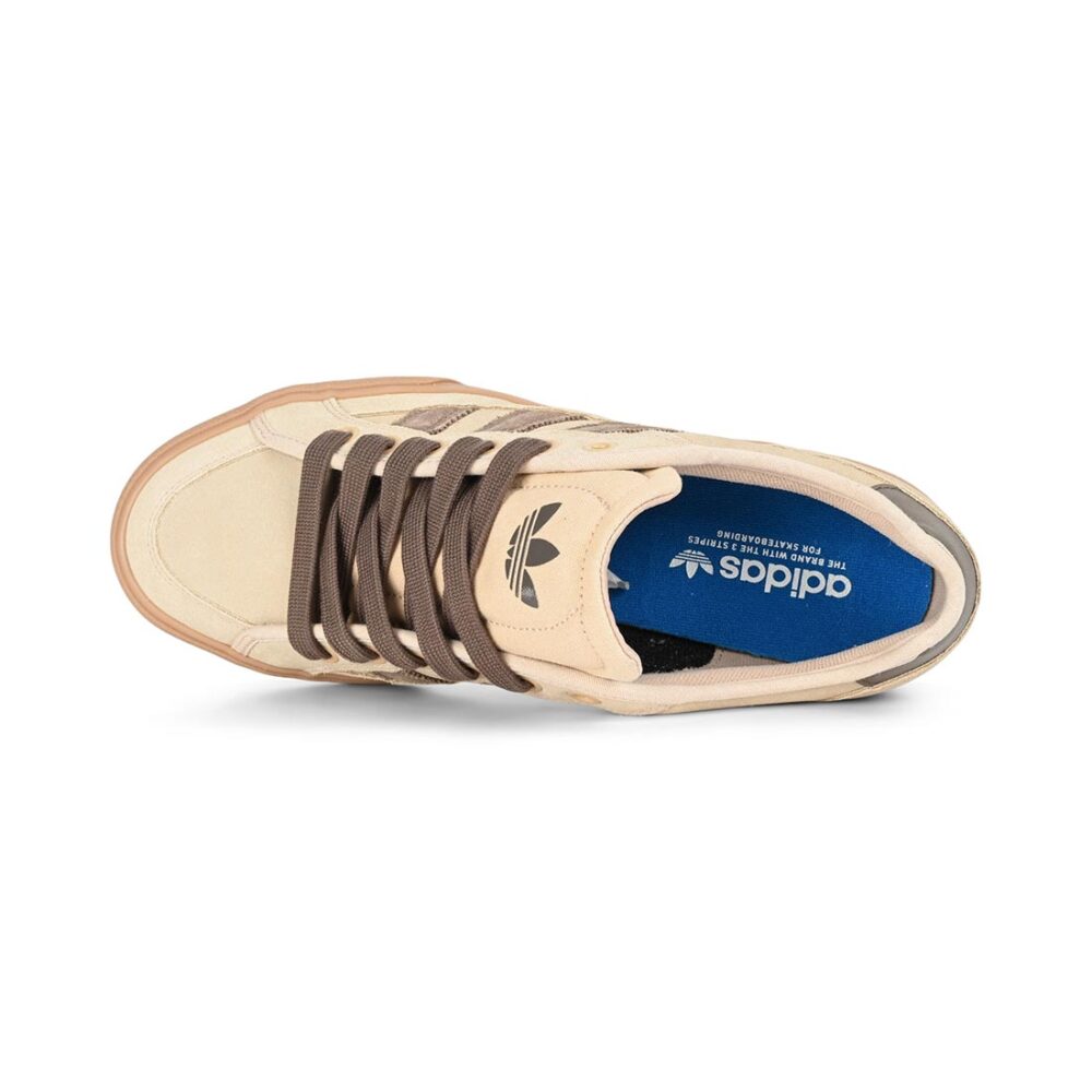 Adidas Court TNS Premiere Skate Shoes - Magic Beige/Earth Strata/Gum