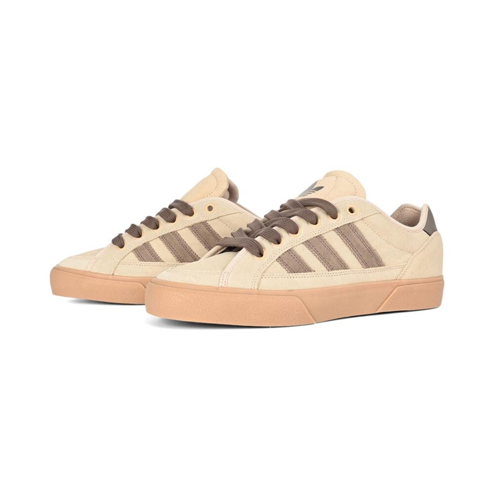Adidas Court TNS Premiere Skate Shoes - Magic Beige/Earth Strata/Gum