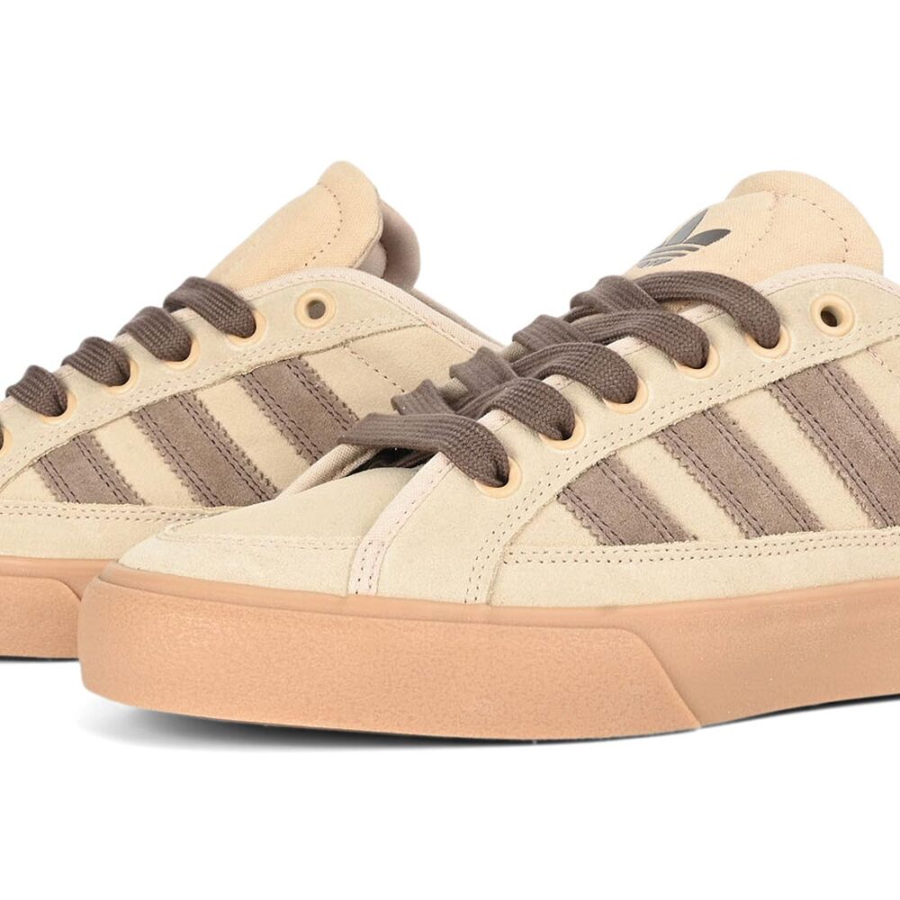 Adidas Court TNS Premiere Skate Shoes - Magic Beige/Earth Strata/Gum
