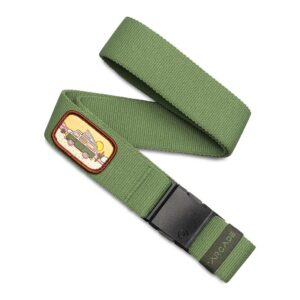 Arcade Earthling Pop Up Stretch Belt - Dill