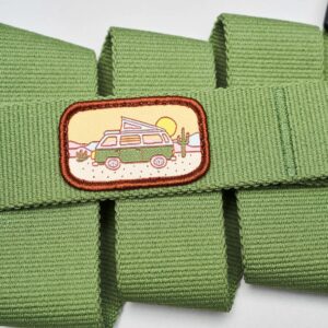 Arcade Earthling Pop Up Stretch Belt - Dill