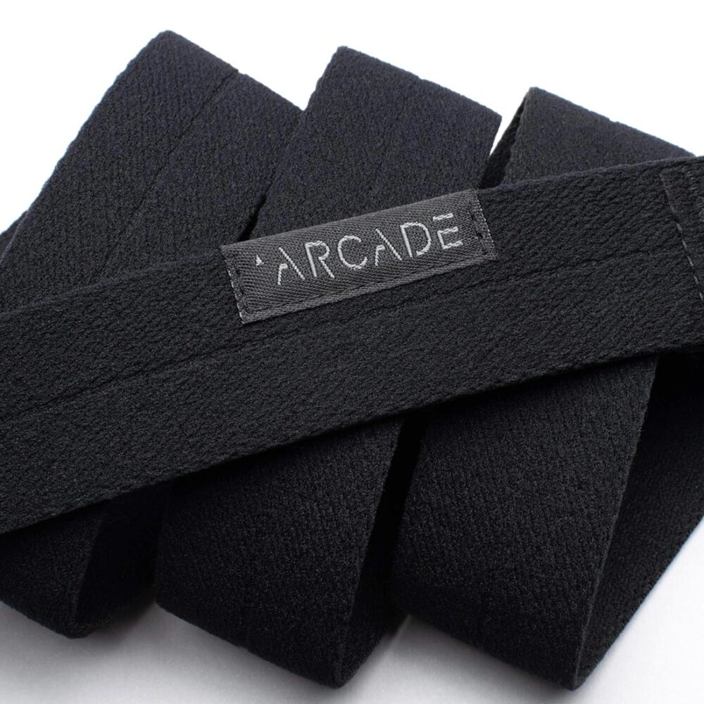 Arcade Midnighter Slim Stretch Belt - Black Noir