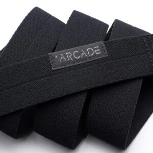 Arcade Midnighter Slim Stretch Belt - Black Noir