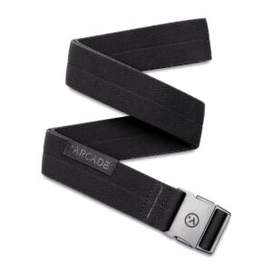 Arcade Midnighter Slim Stretch Belt - Black Noir