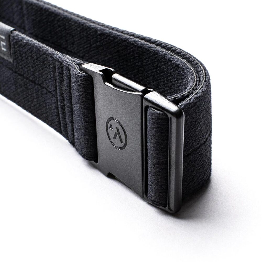 Arcade Midnighter Slim Stretch Belt - Black Noir