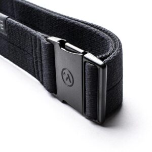 Arcade Midnighter Slim Stretch Belt - Black Noir