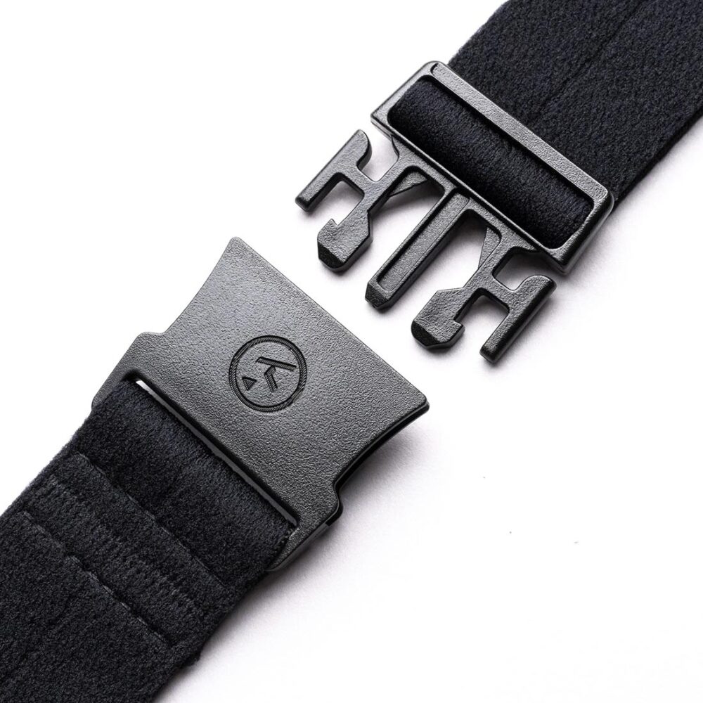 Arcade Midnighter Slim Stretch Belt - Black Noir
