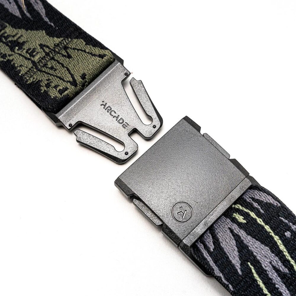 Arcade Out Of Range Long Stretch Belt - Ivy Green