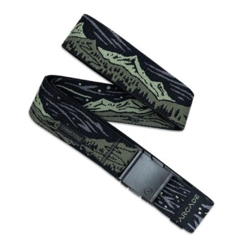 Arcade Out Of Range Long Stretch Belt - Ivy Green