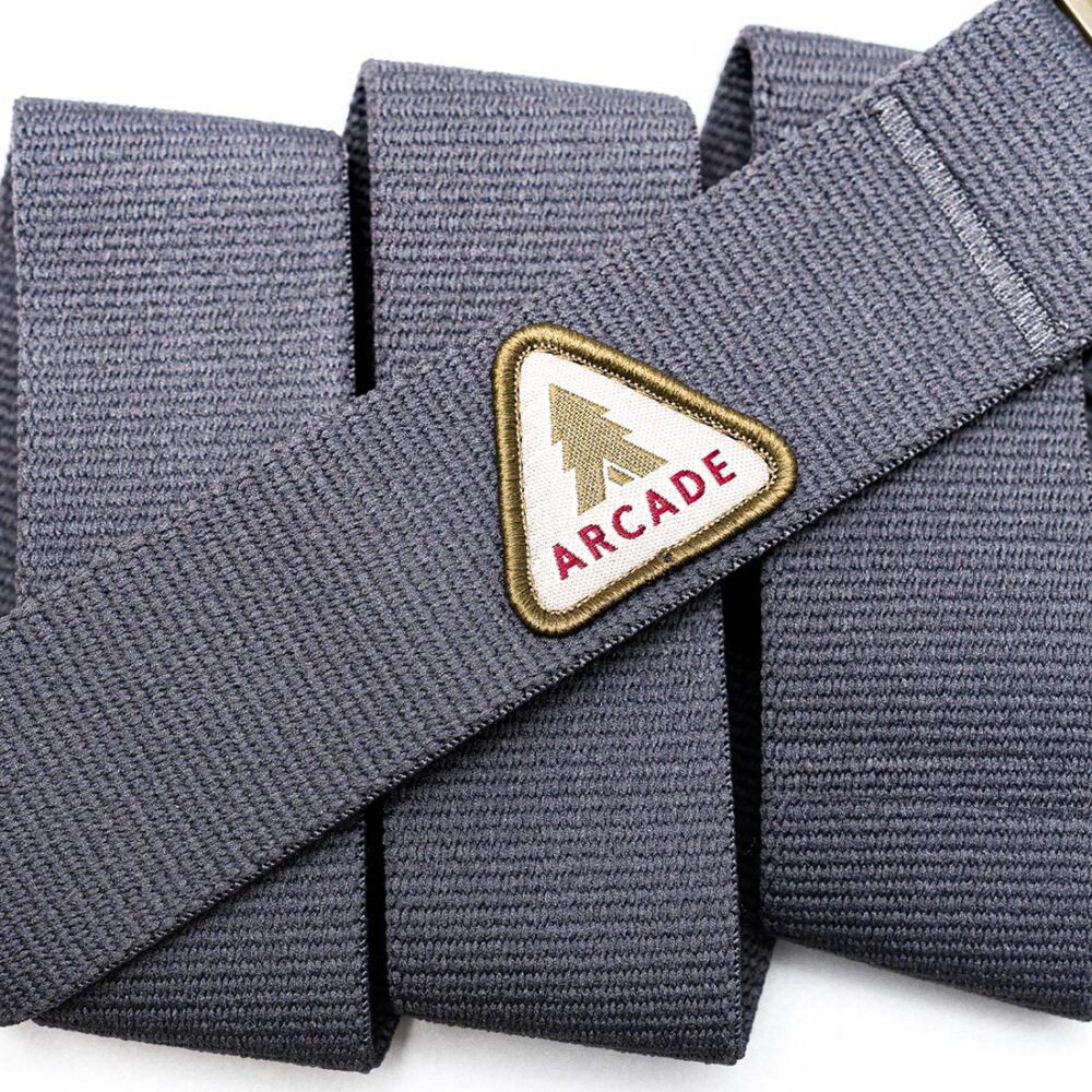 Arcade Treeple Stretch Belt - Charcoal