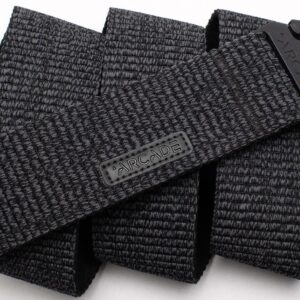 Arcade Woody Stretch Belt - Heather Limo