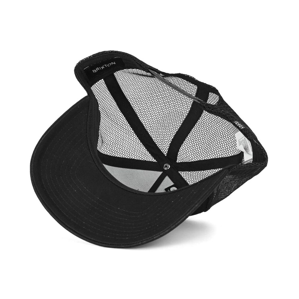 Brixton Gibson NP Trucker Cap - Black/Black