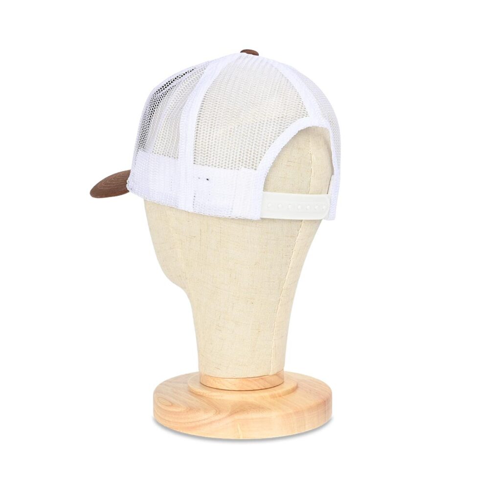 Brixton Gibson NP Trucker Cap - Brown/Off White