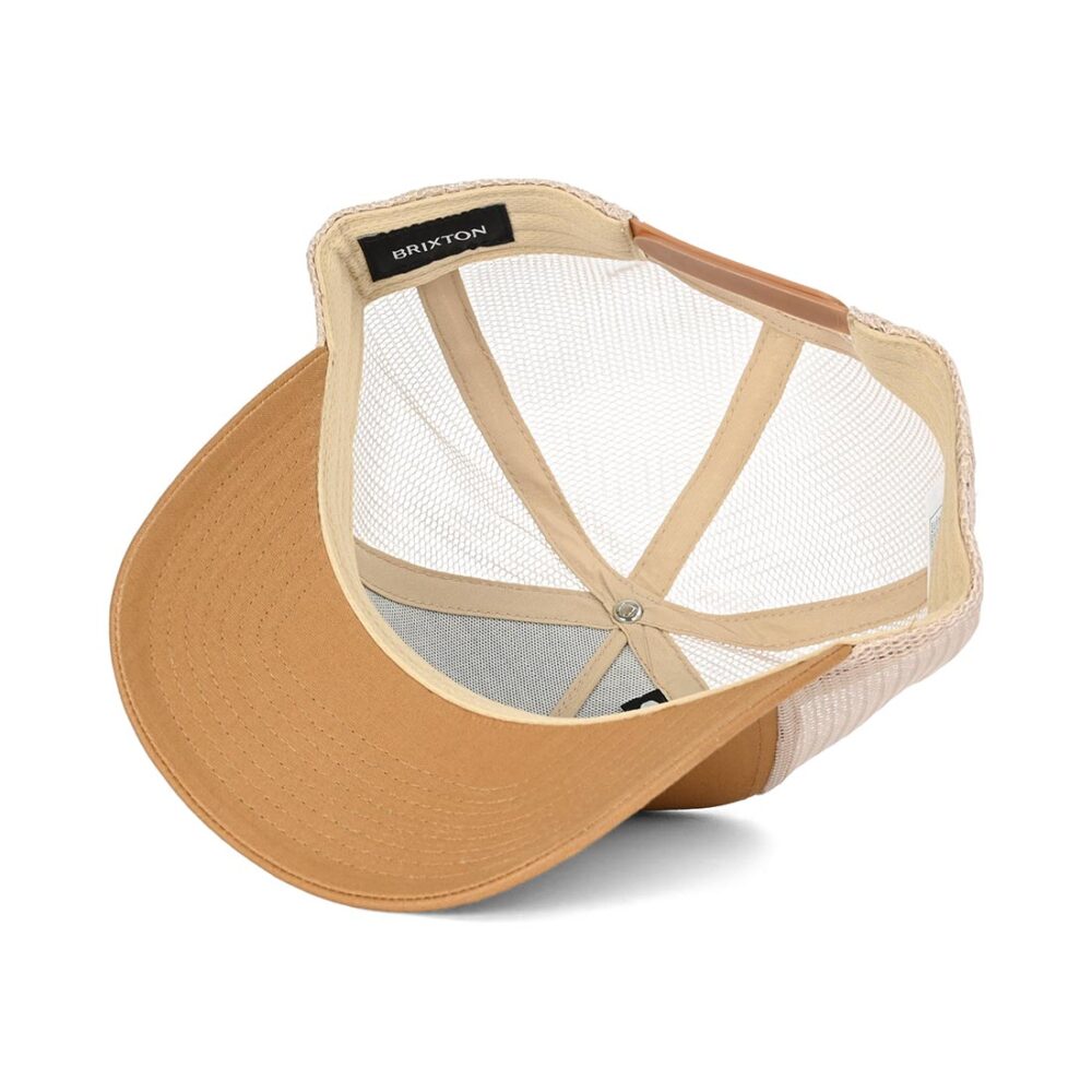 Brixton Redoubt NP Trucker Cap - Washed Copper/Sand