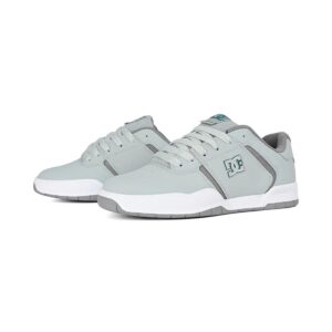 DC Central Low Top Skate Shoes - Grey/Grey/Blue
