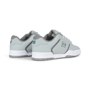 DC Central Low Top Skate Shoes - Grey/Grey/Blue