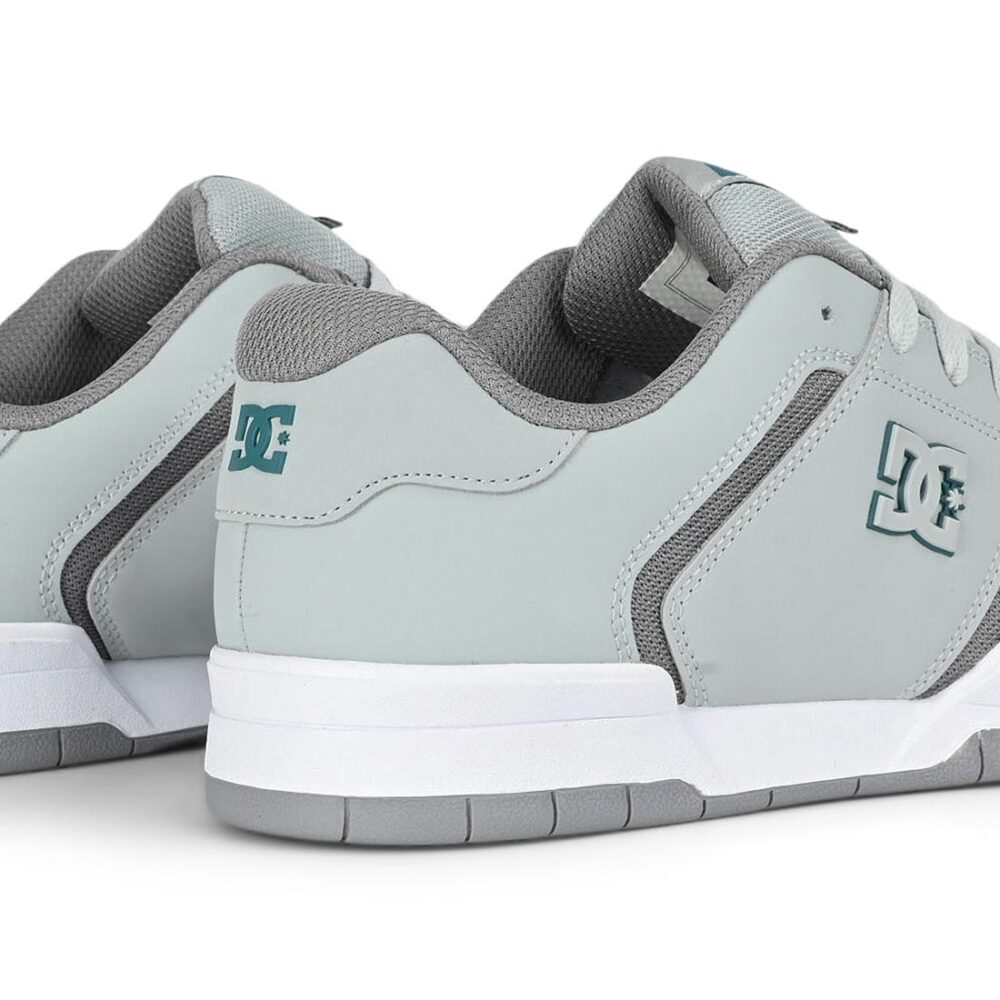 DC Central Low Top Skate Shoes - Grey/Grey/Blue