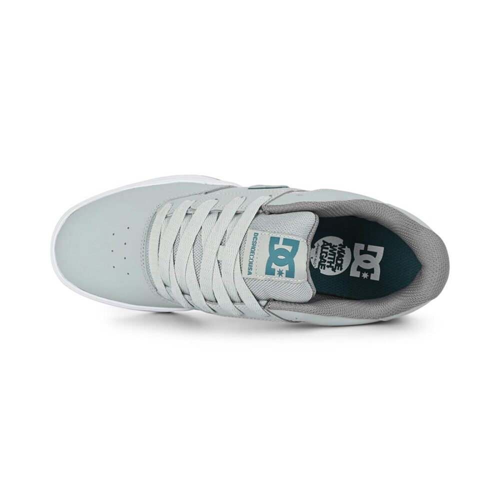 DC Central Low Top Skate Shoes - Grey/Grey/Blue