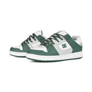 DC Manteca SE Skate Shoes - White/Grey/Green