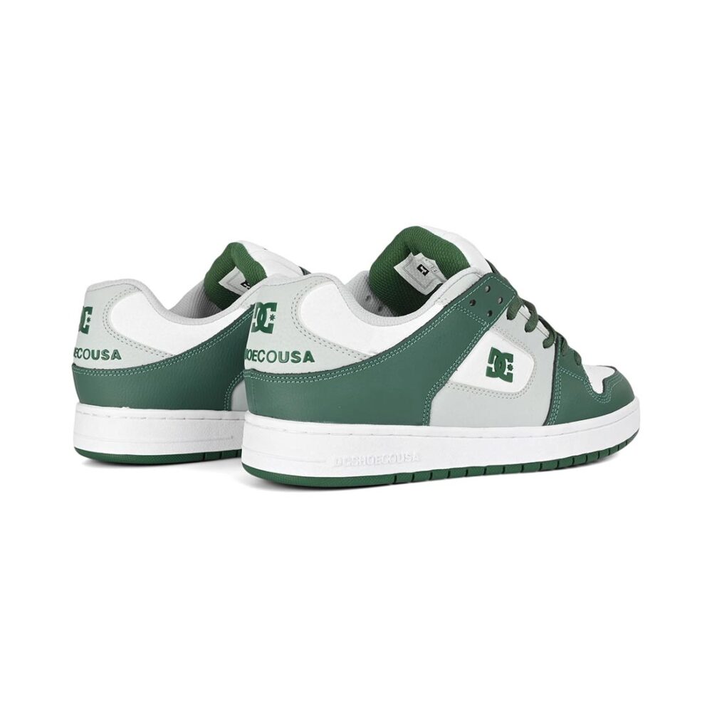 DC Manteca SE Skate Shoes - White/Grey/Green