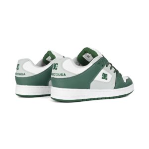 DC Manteca SE Skate Shoes - White/Grey/Green