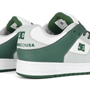 DC Manteca SE Skate Shoes - White/Grey/Green