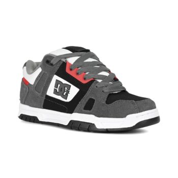 DC Stag Skate Shoes - Black/Grey/White