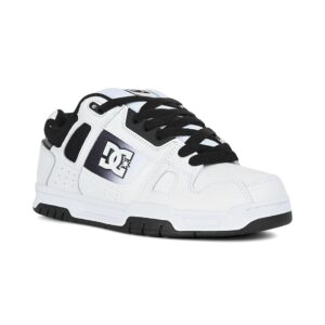 DC Stag Skate Shoes - Black/White Fade